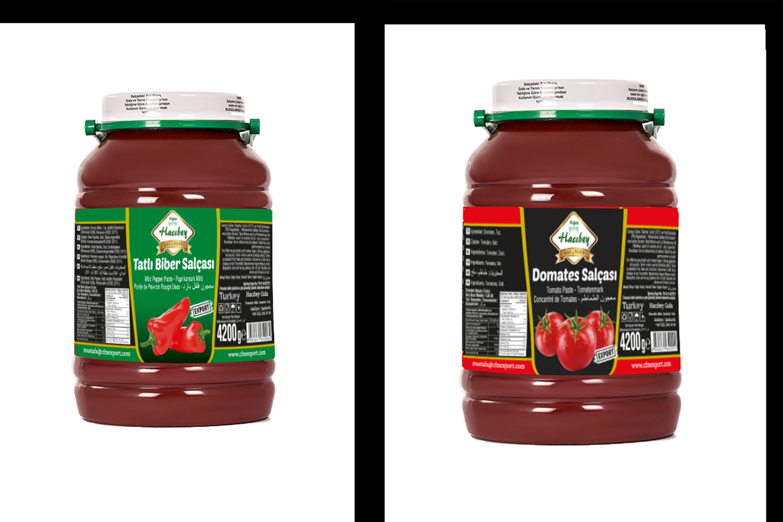 Premium Tomato and Pepper Pastes